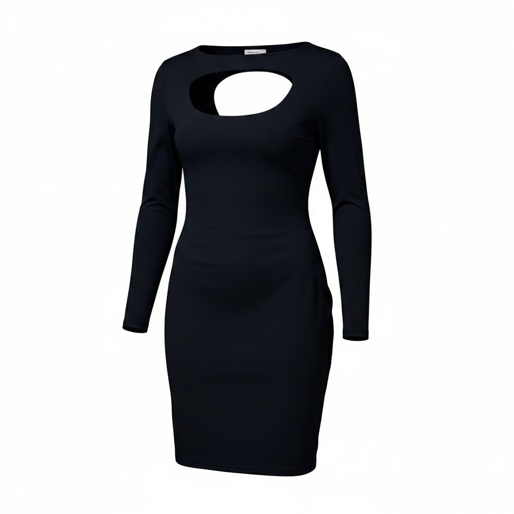 express black dress long sleeve | Dresses | Express Body Contour Cutout Mini Large L Lbd Party Please follow any and dolman sleeves Navy Ombre Glitter Maxi Print Options:Pattern + Instructions